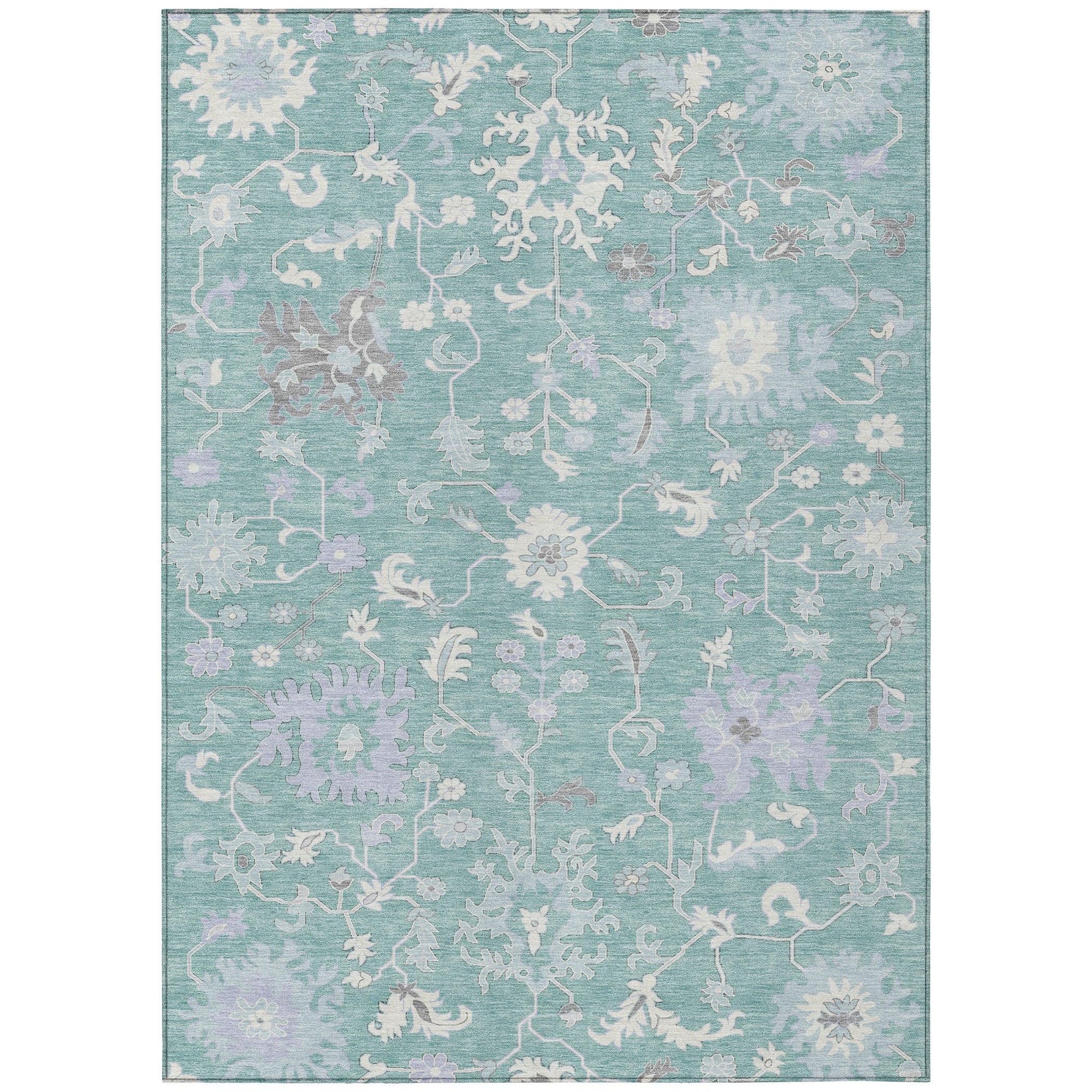 Addison Rugs Taelius Blue Washable Indoor-Outdoor Rug
