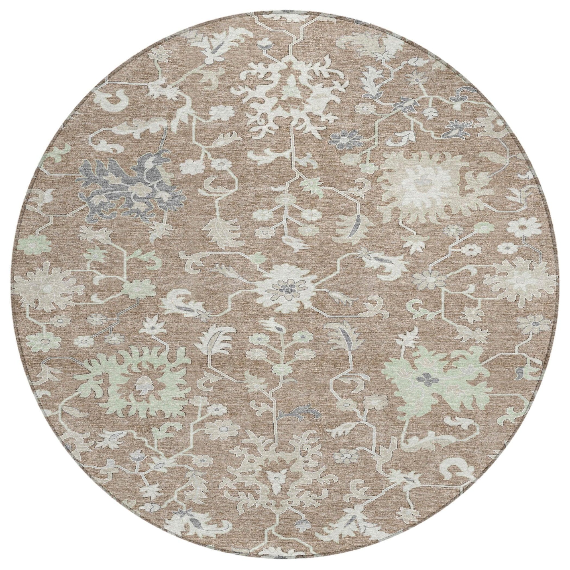 Addison Rugs Taelius Brown Washable Indoor-Outdoor Rug