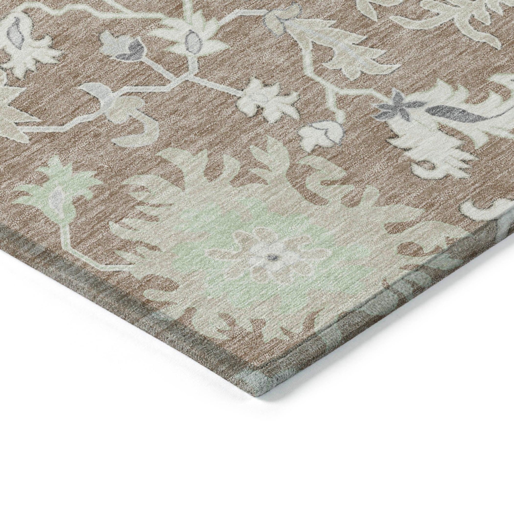 Addison Rugs Taelius Brown Washable Indoor-Outdoor Rug