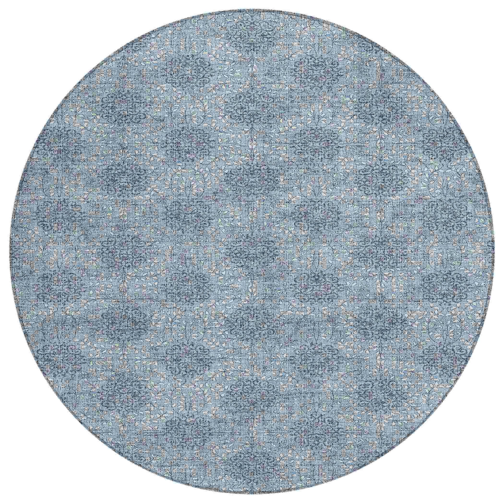 Addison Rugs Taelora Blue Washable Indoor-Outdoor Rug