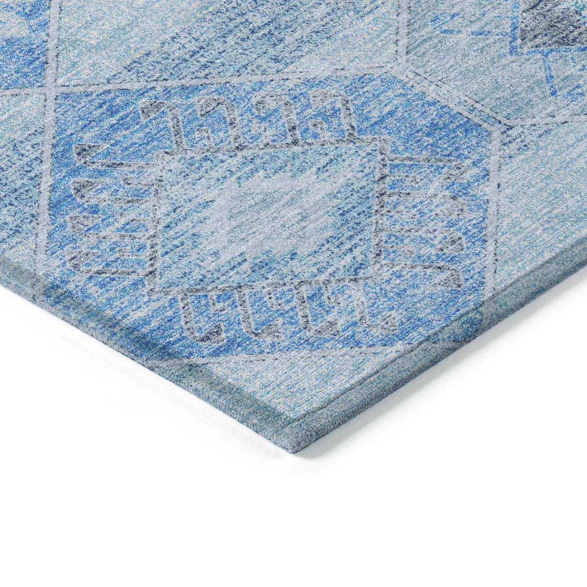 Addison Rugs Uraain Blue Washable Indoor-Outdoor Rug