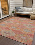 Addison Rugs Uraain Coral Washable Indoor-Outdoor Rug