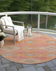 Addison Rugs Uraain Coral Washable Indoor-Outdoor Rug