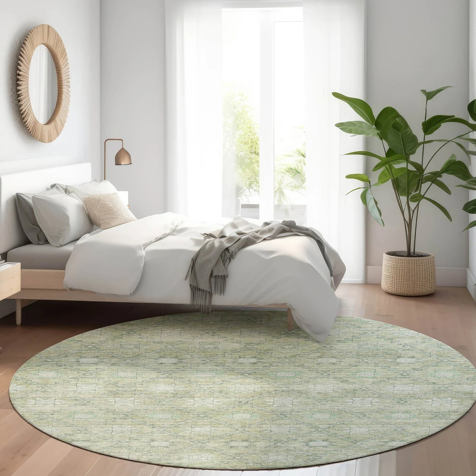 Addison Rugs Uraas Aloe Washable Indoor-Outdoor Rug