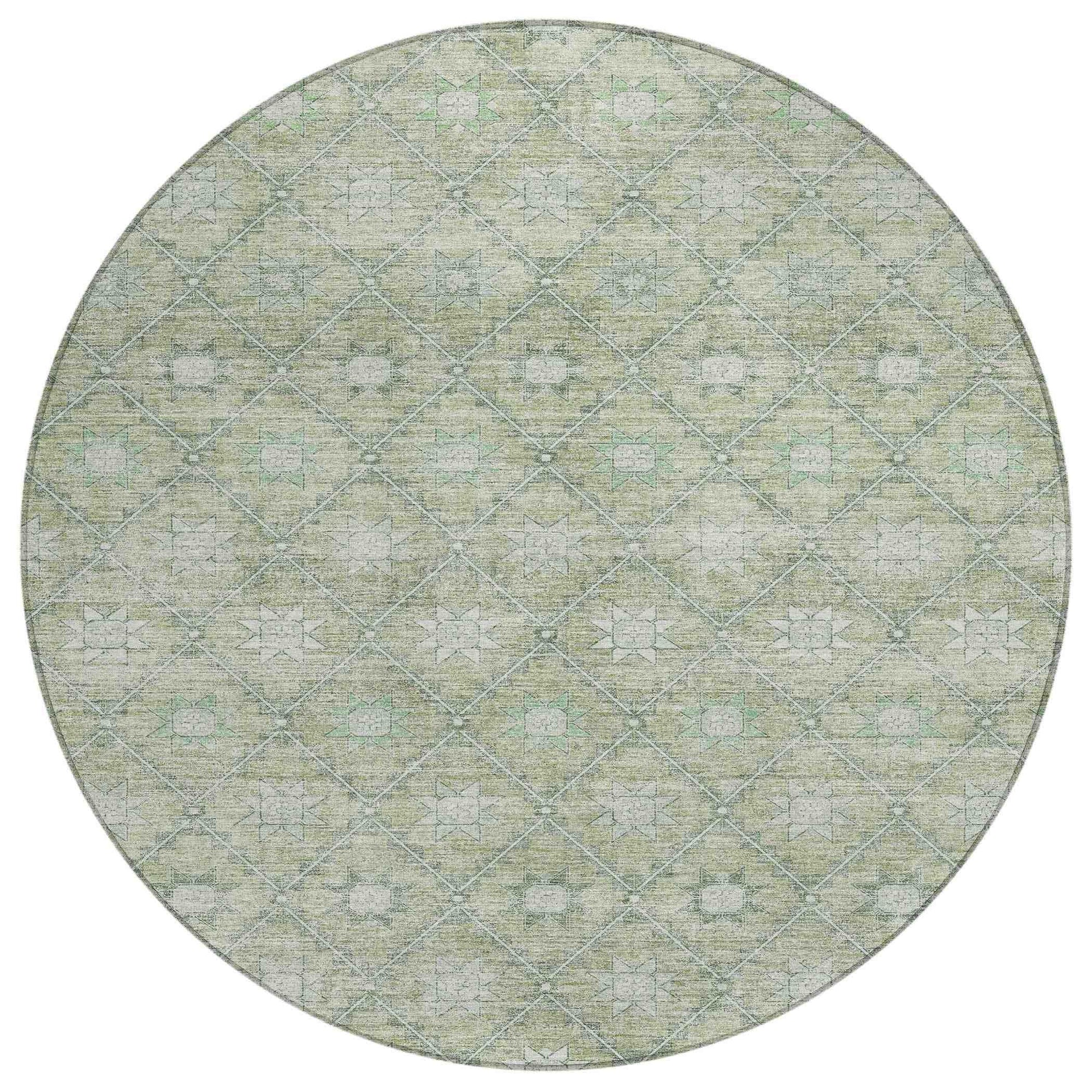 Addison Rugs Uraas Aloe Washable Indoor-Outdoor Rug