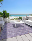 Addison Rugs Uraas Purple Washable Indoor-Outdoor Rug