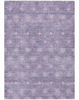 Addison Rugs Uraas Purple Washable Indoor-Outdoor Rug