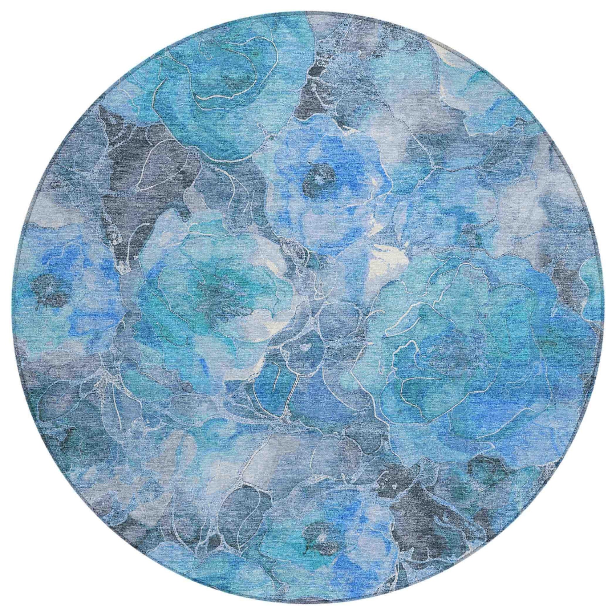Addison Rugs Uraien Blue Washable Indoor-Outdoor Rug