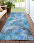 Addison Rugs Uraien Blue Washable Indoor-Outdoor Rug