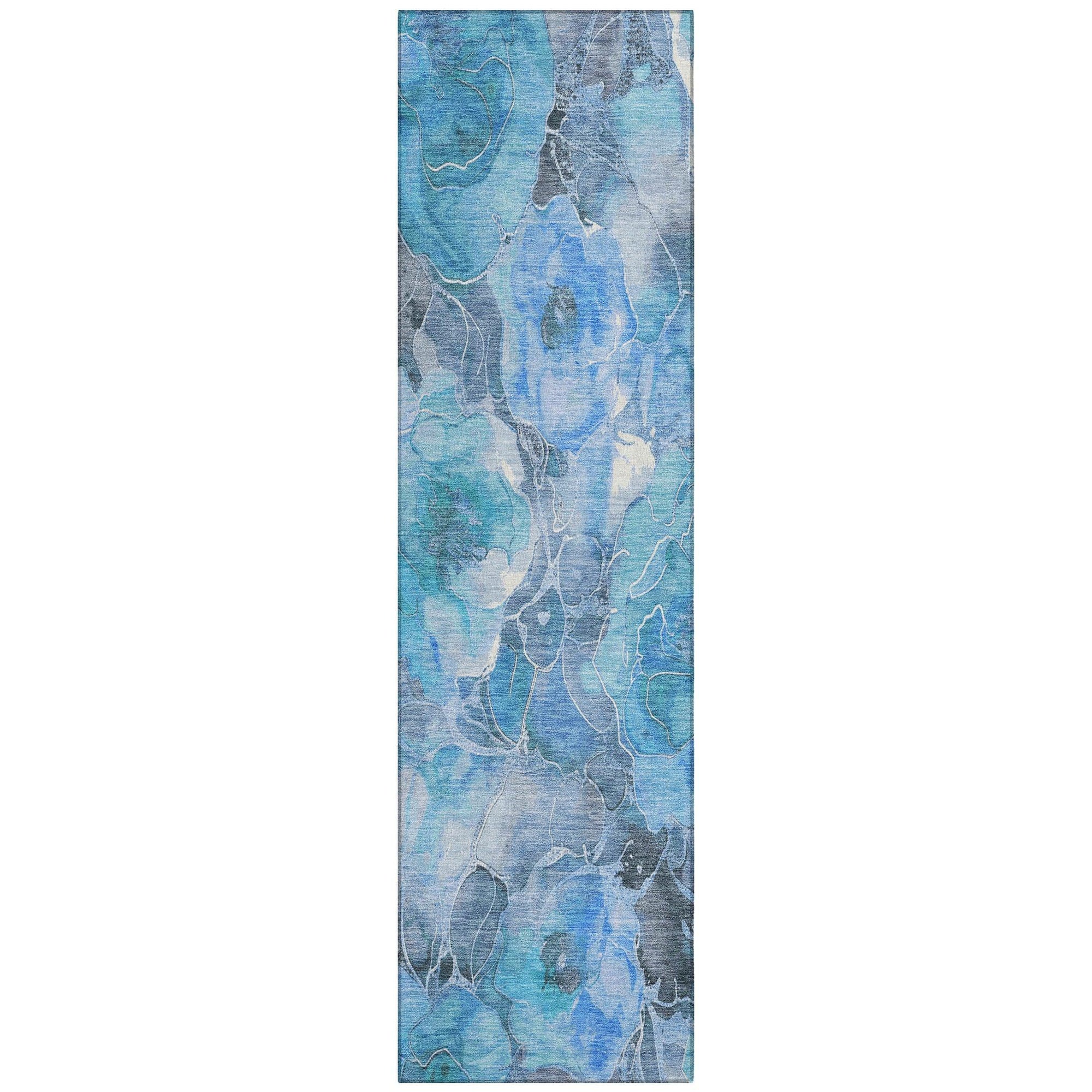 Addison Rugs Uraien Blue Washable Indoor-Outdoor Rug