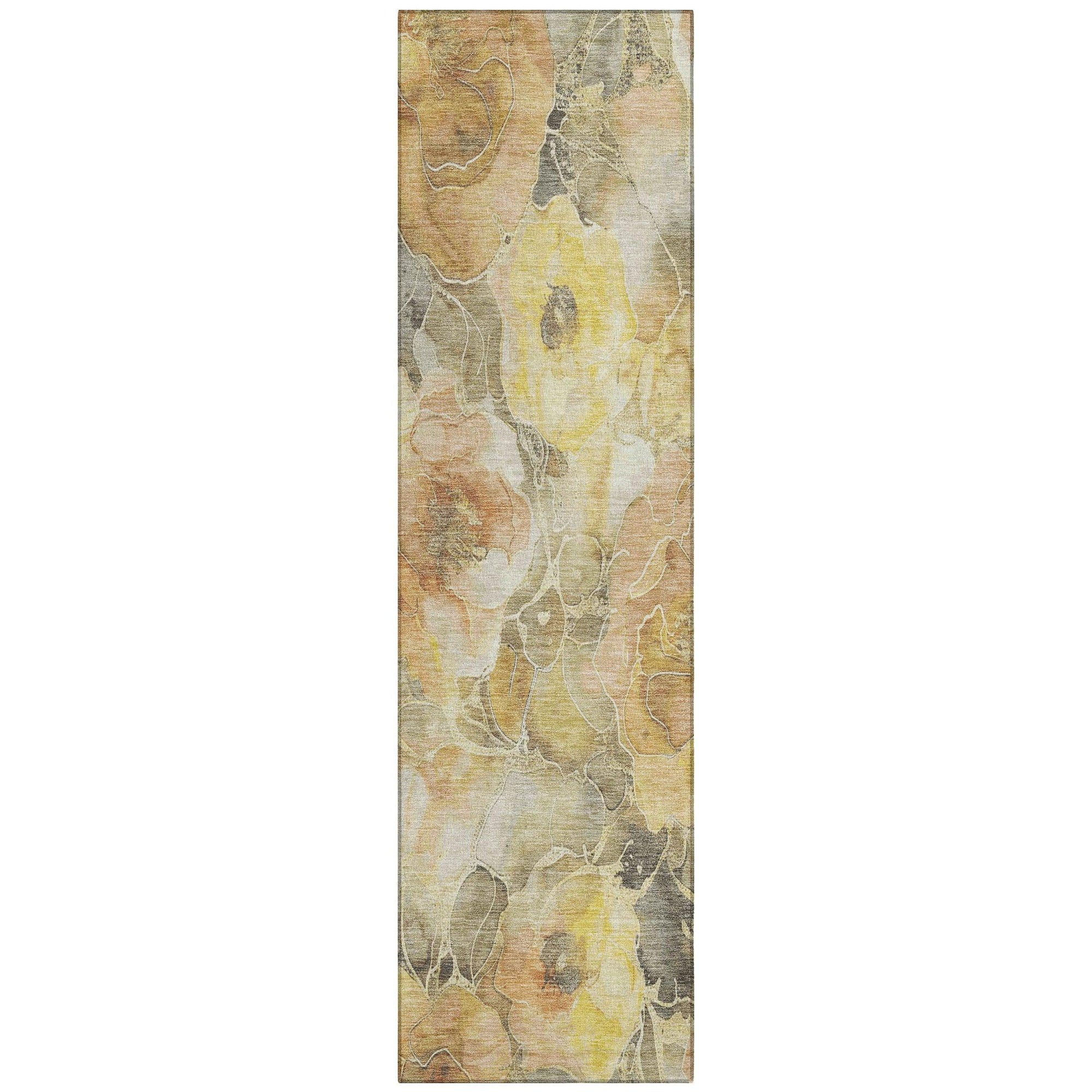 Addison Rugs Uraien Gold Washable Indoor-Outdoor Rug