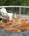 Addison Rugs Uraien Orange Washable Indoor-Outdoor Rug