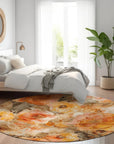 Addison Rugs Uraien Orange Washable Indoor-Outdoor Rug