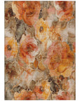 Addison Rugs Uraien Orange Washable Indoor-Outdoor Rug