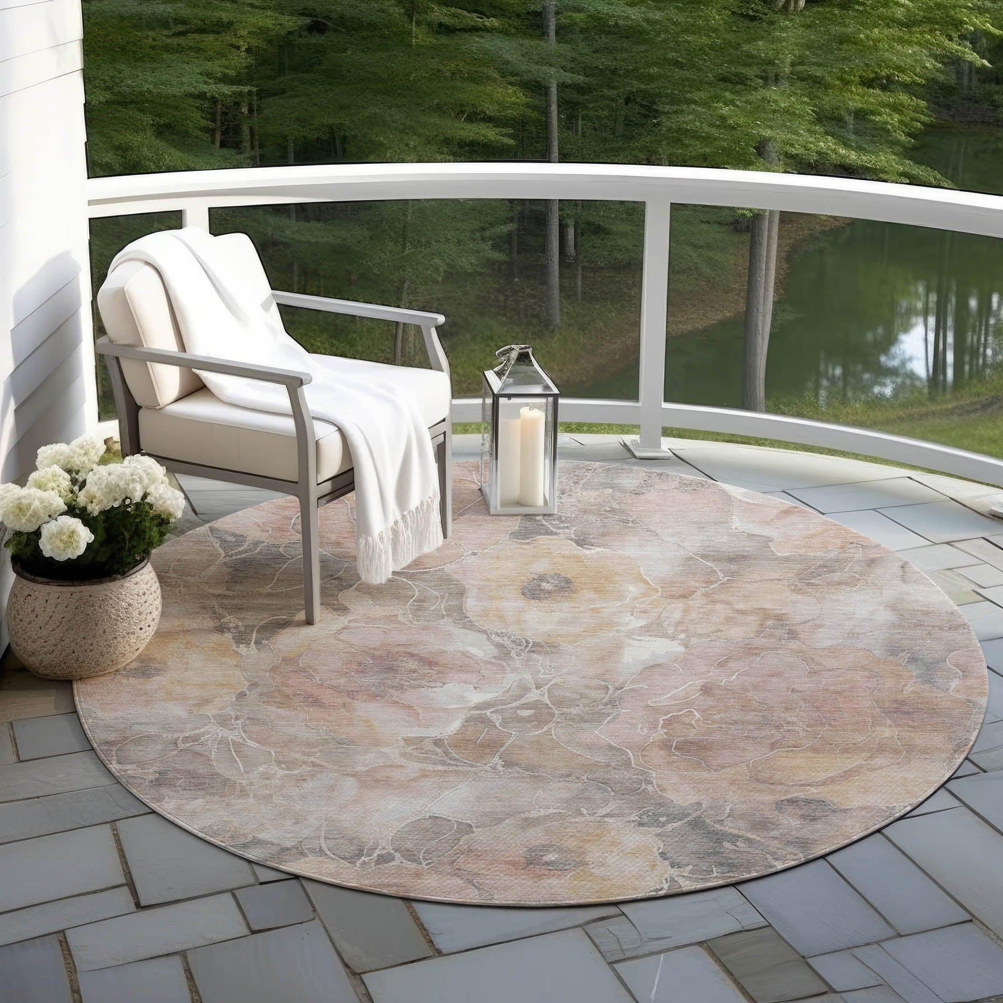 Addison Rugs Uraien Brown Washable Indoor-Outdoor Rug