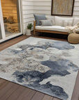 Addison Rugs Uraion Ivory Washable Indoor-Outdoor Rug