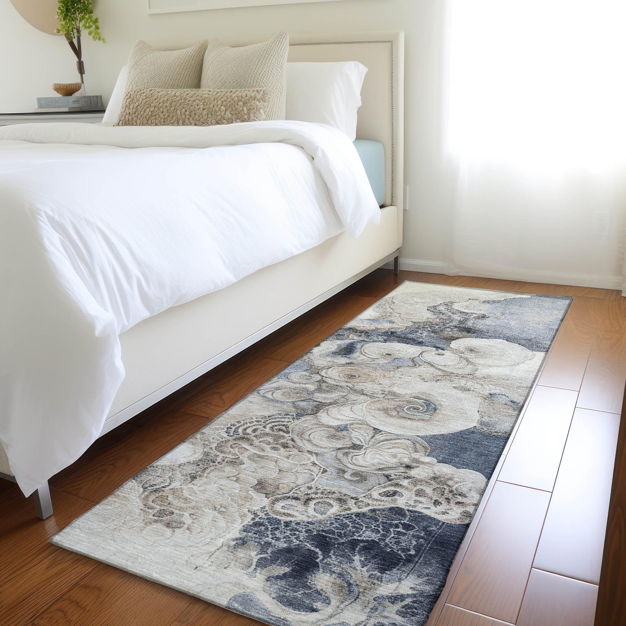 Addison Rugs Uraion Ivory Washable Indoor-Outdoor Rug