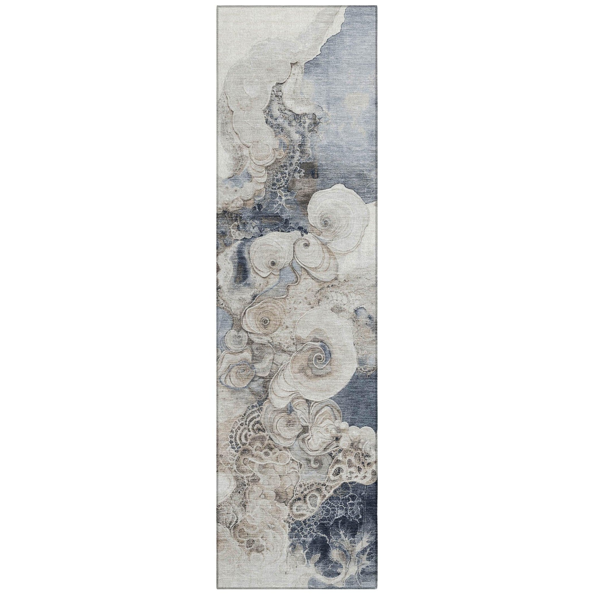 Addison Rugs Uraion Ivory Washable Indoor-Outdoor Rug