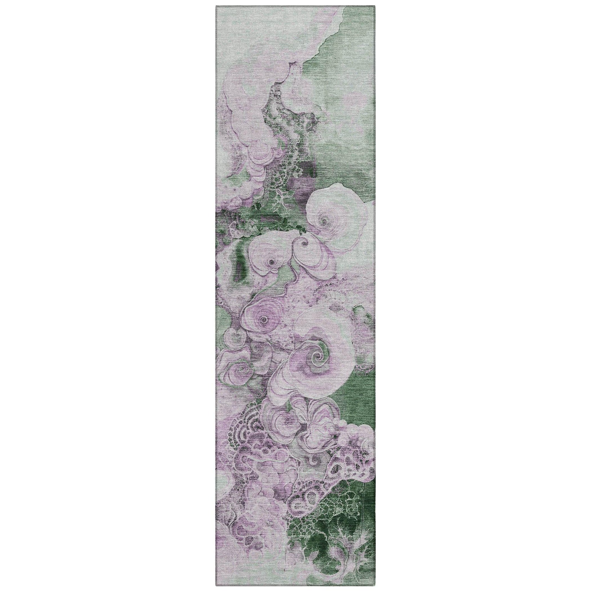 Addison Rugs Uraion Green Washable Indoor-Outdoor Rug