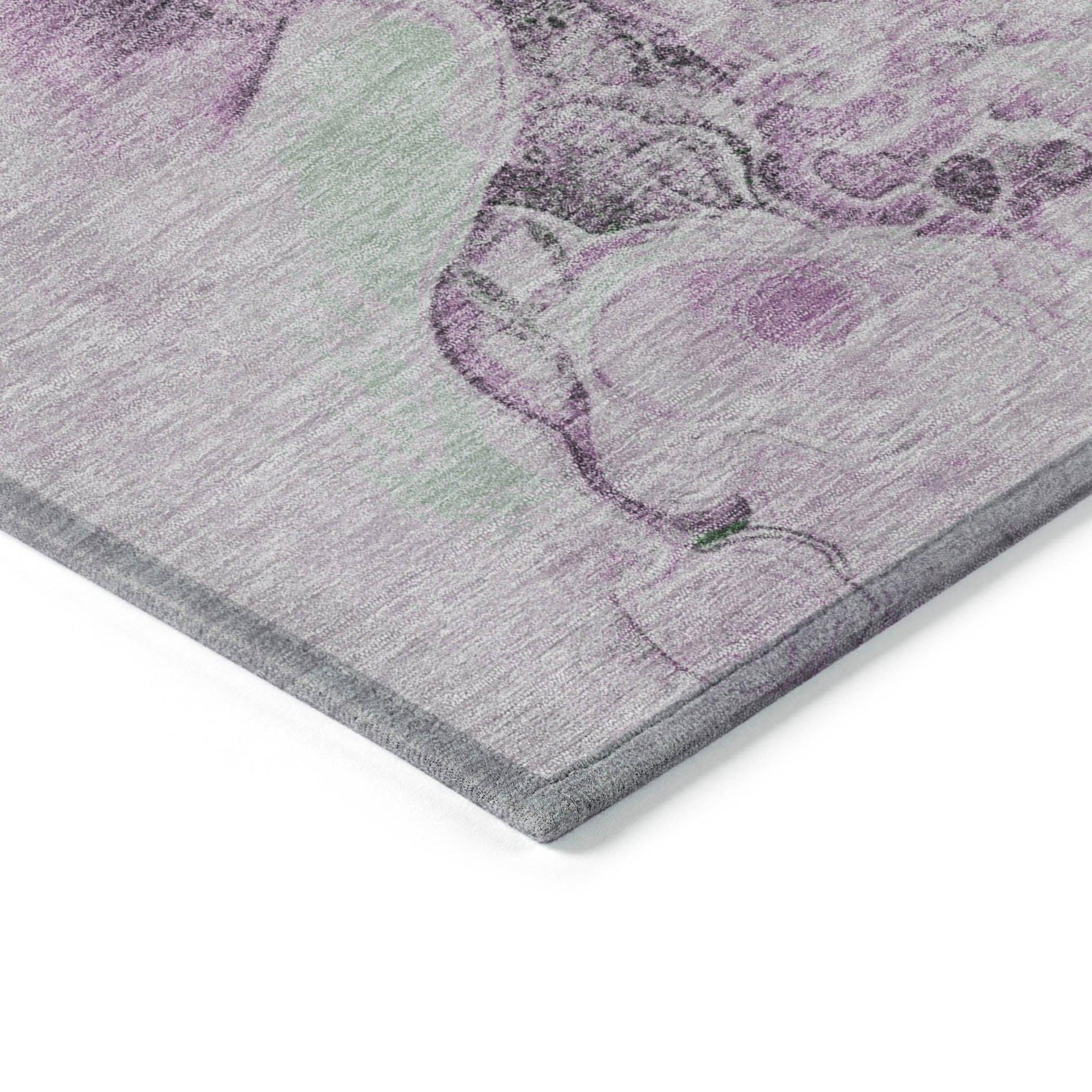 Addison Rugs Uraion Green Washable Indoor-Outdoor Rug
