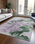 Addison Rugs Uraion Green Washable Indoor-Outdoor Rug