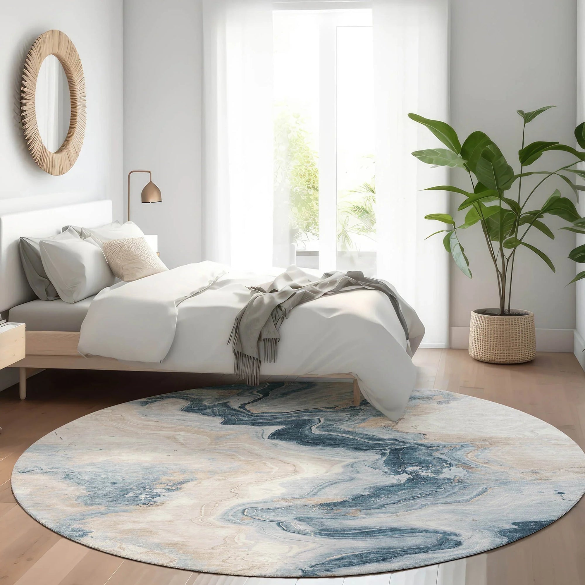 Addison Rugs Vaelain Beige Washable Indoor-Outdoor Rug