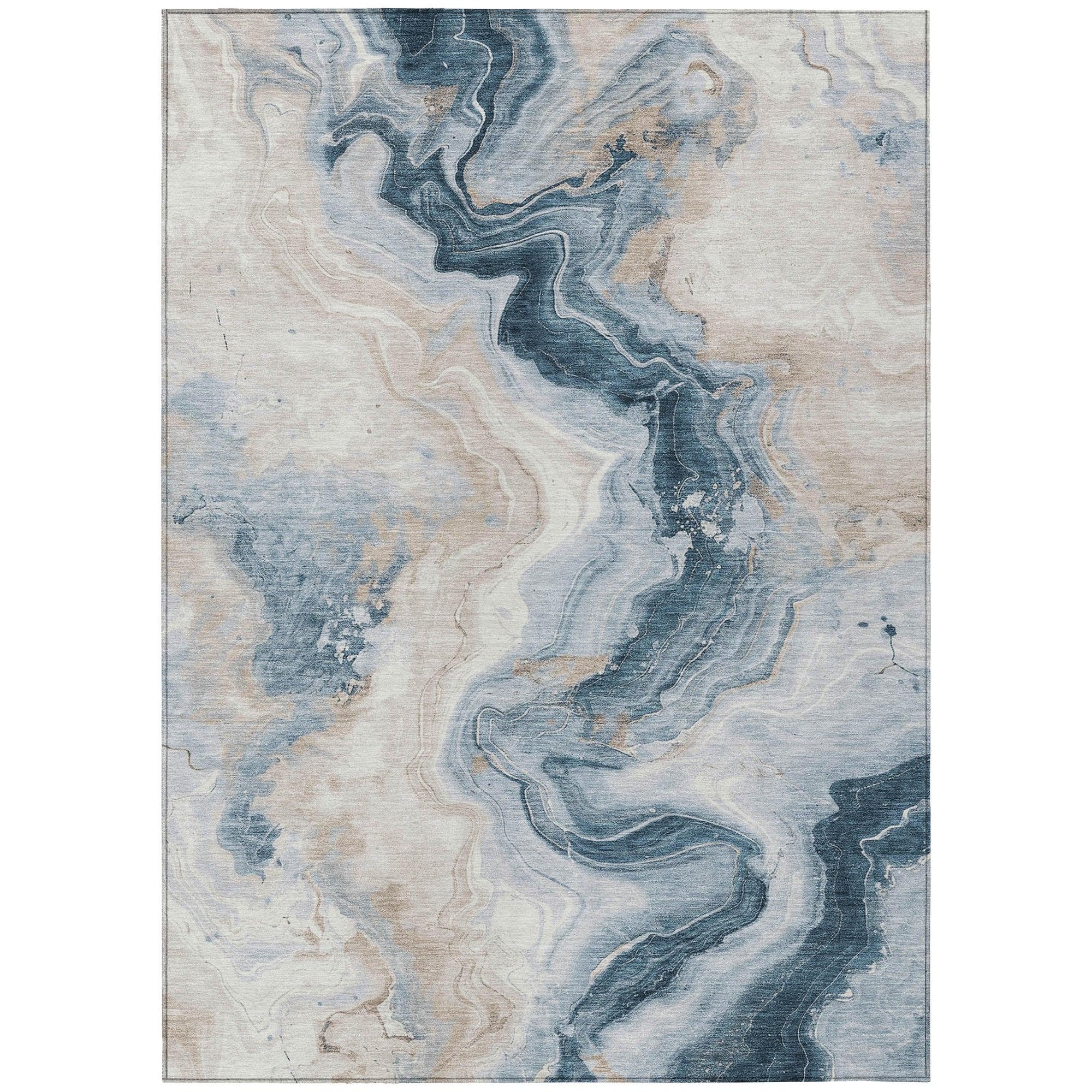 Addison Rugs Vaelain Beige Washable Indoor-Outdoor Rug
