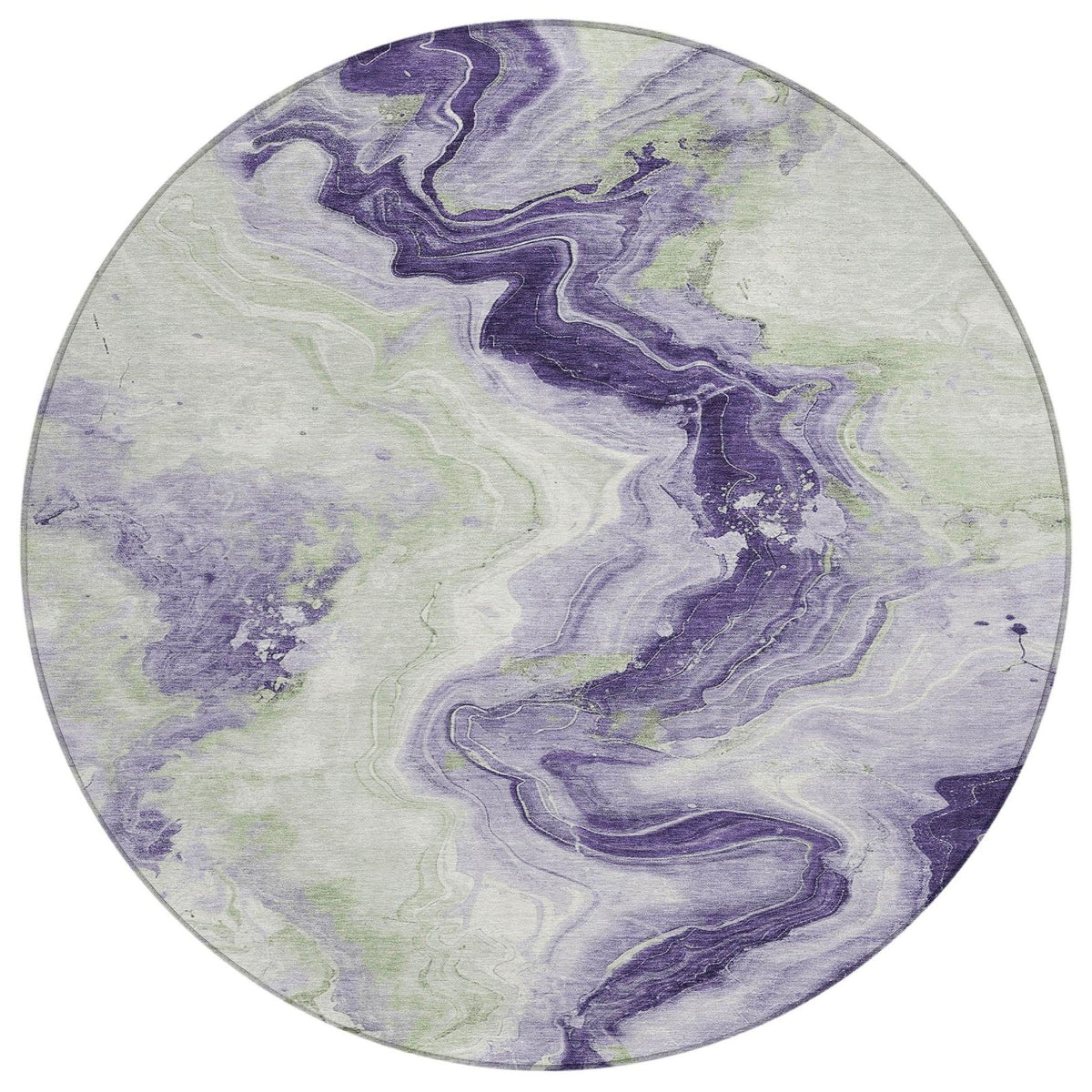 Vaelain Purple Washable Indoor-Outdoor Rug - Ships in 2-3 Days - view 10
