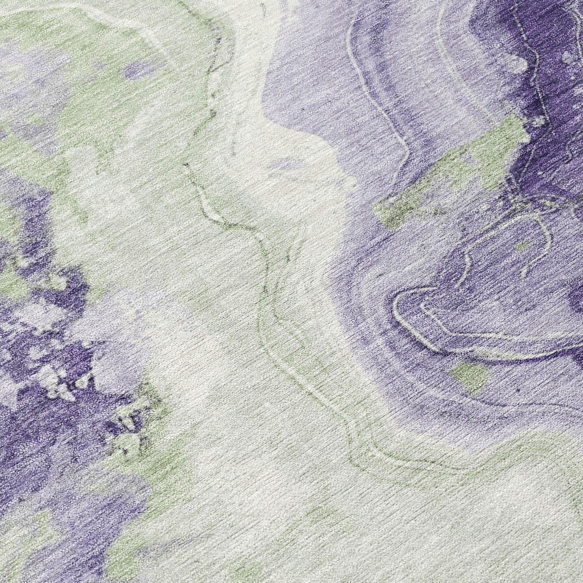 Vaelain Purple Washable Indoor-Outdoor Rug - Ships in 2-3 Days - view 13