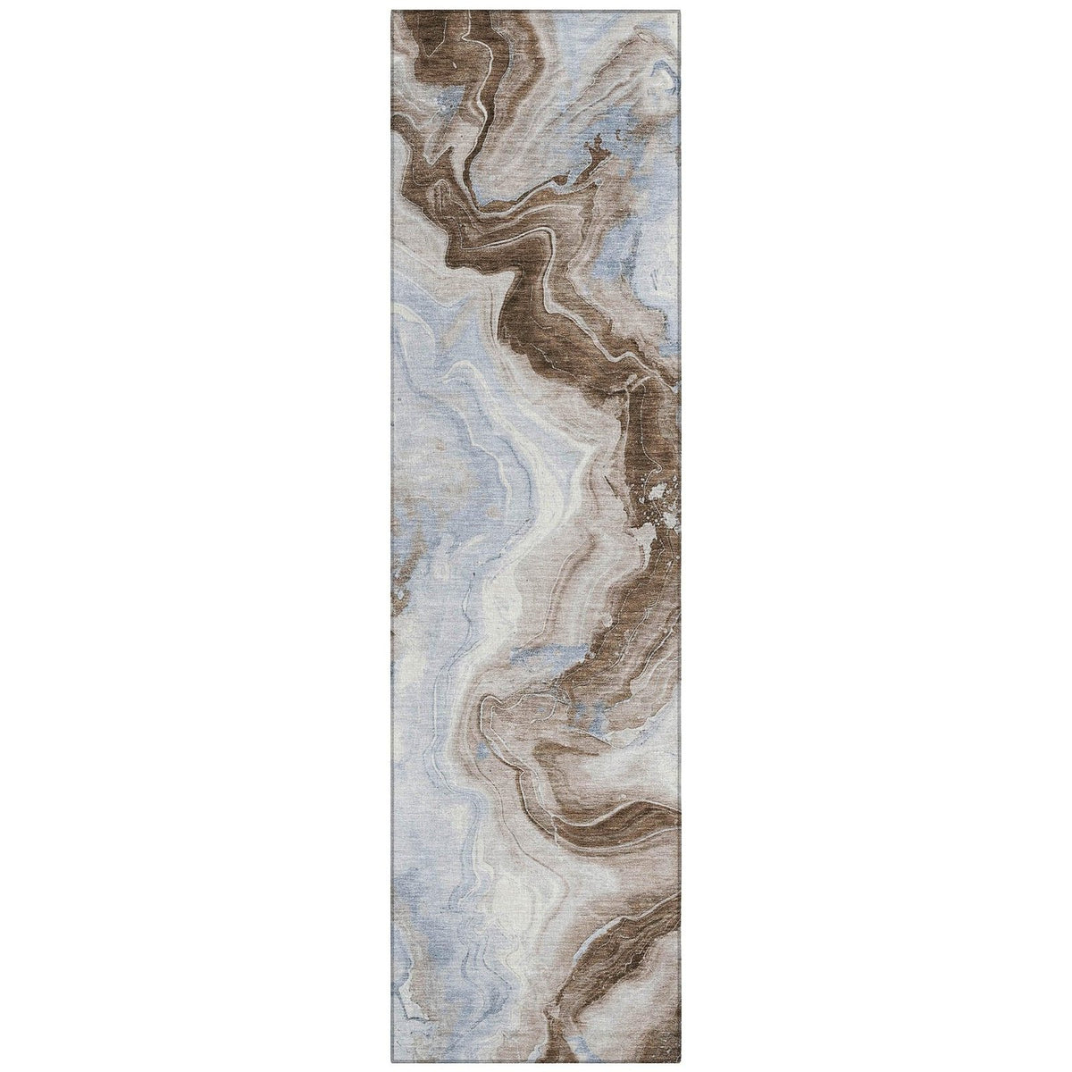 Addison Rugs Vaelain Brown Washable Indoor-Outdoor Rug