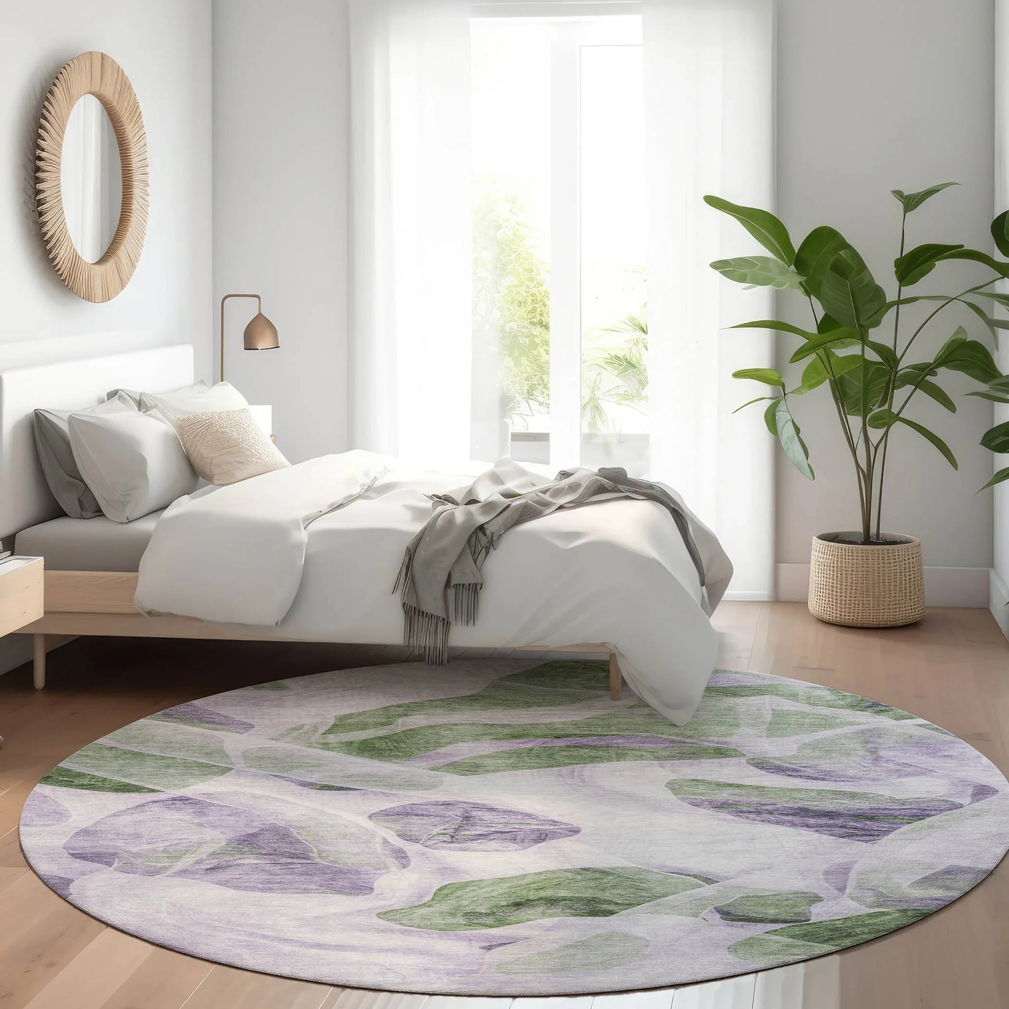 Addison Rugs Vaelanor Purple Washable Indoor-Outdoor Rug