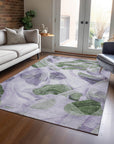 Addison Rugs Vaelanor Purple Washable Indoor-Outdoor Rug