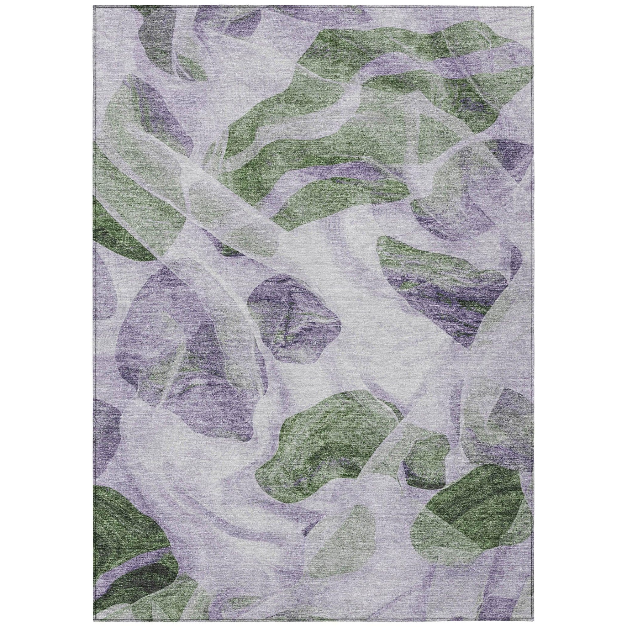Addison Rugs Vaelanor Purple Washable Indoor-Outdoor Rug