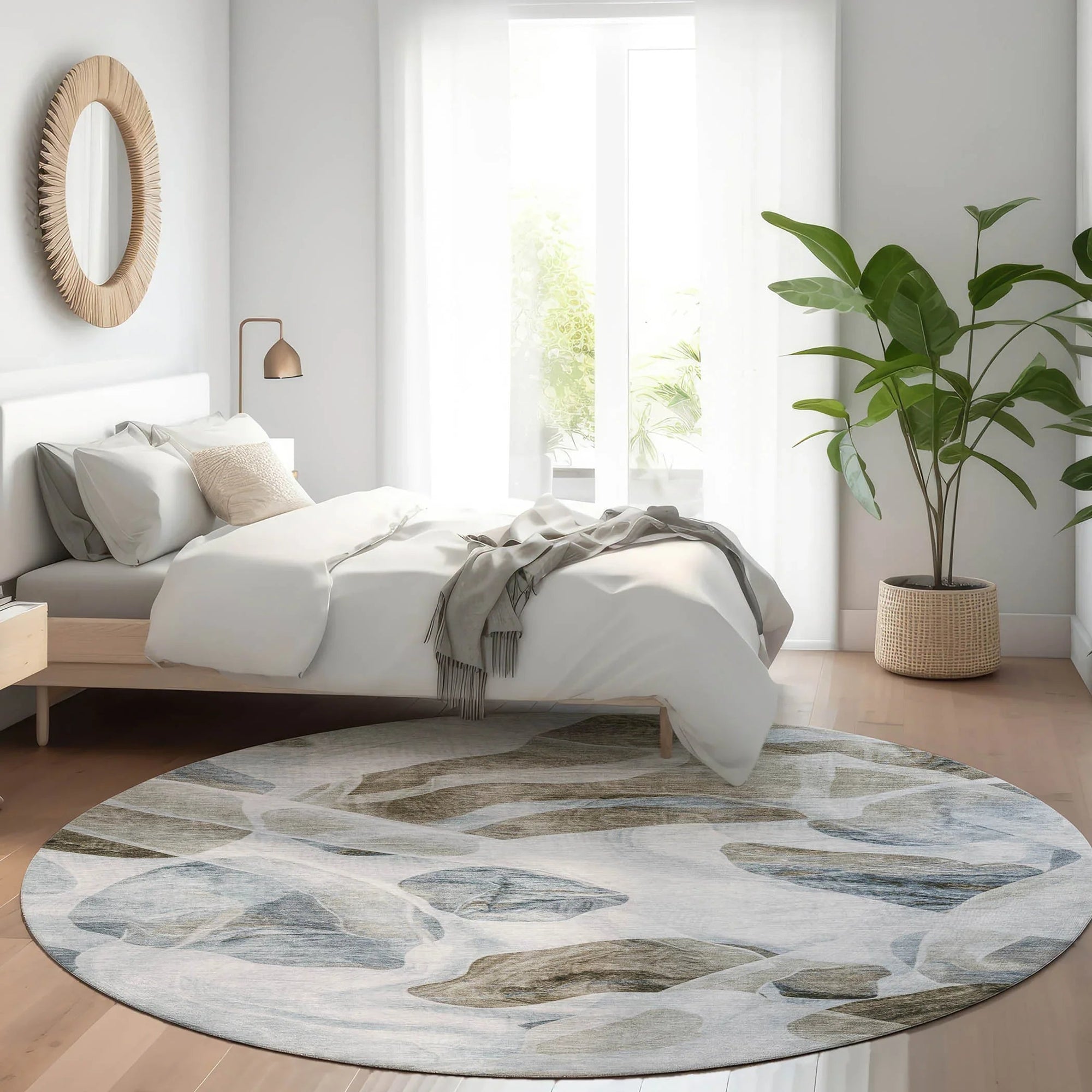 Addison Rugs Vaelanor Blue Washable Indoor-Outdoor Rug