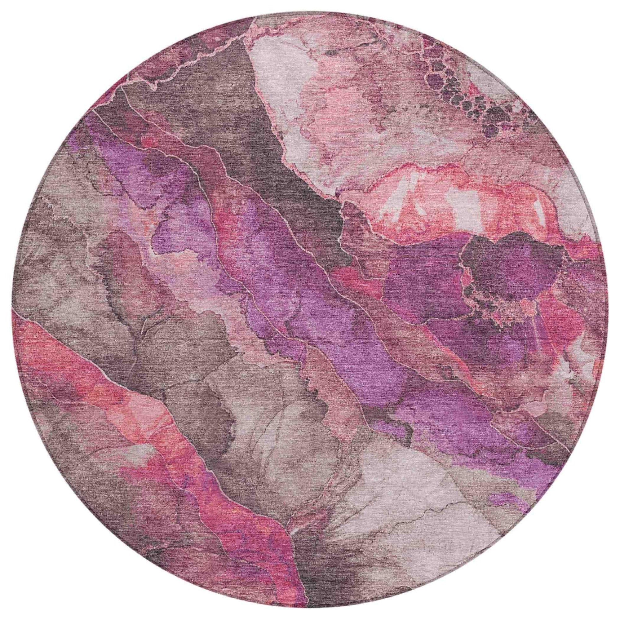 Addison Rugs Vaelara Pink Washable Indoor-Outdoor Rug