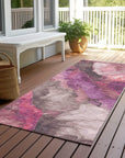 Addison Rugs Vaelara Pink Washable Indoor-Outdoor Rug