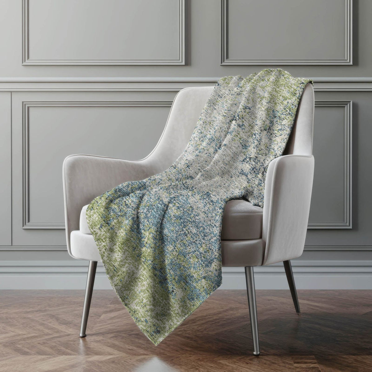 Addison Rugs Abstract Clouds 50" x 70" Throw Blanket