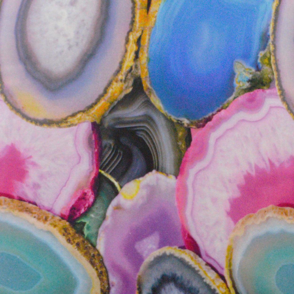 D.V. Kap Agate Multi Color Throw Pillow With Insert