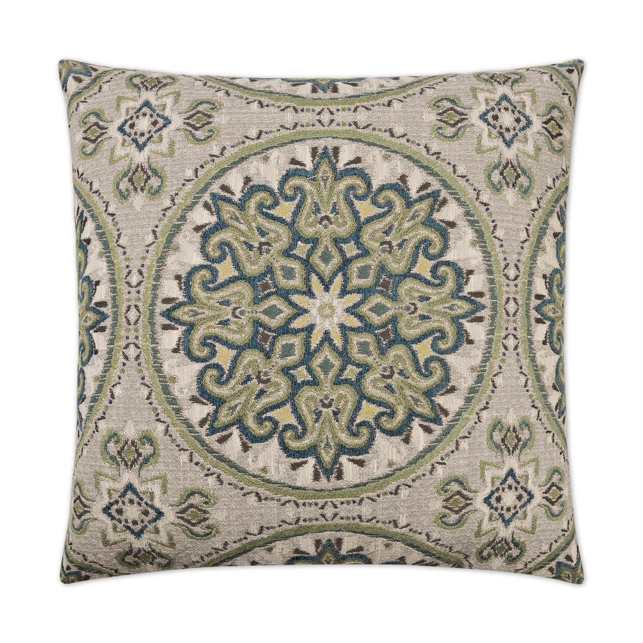 D.V. Kap Akola Azure Multi Color Throw Pillow With Insert