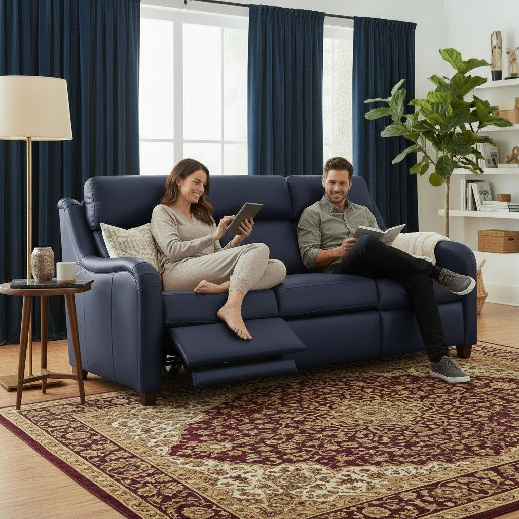 Uptown Sebastian Alicia Luxury Power Motion Leather Recliner Chair