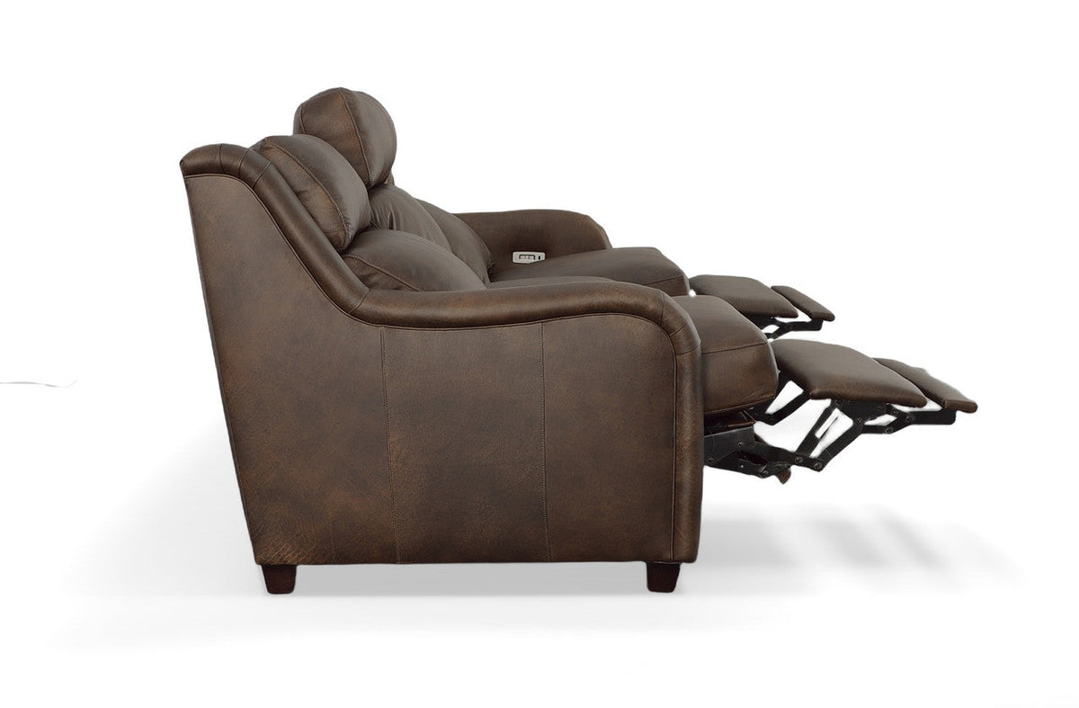 Alicia Luxury Power Motion Leather Sofa -- view 8