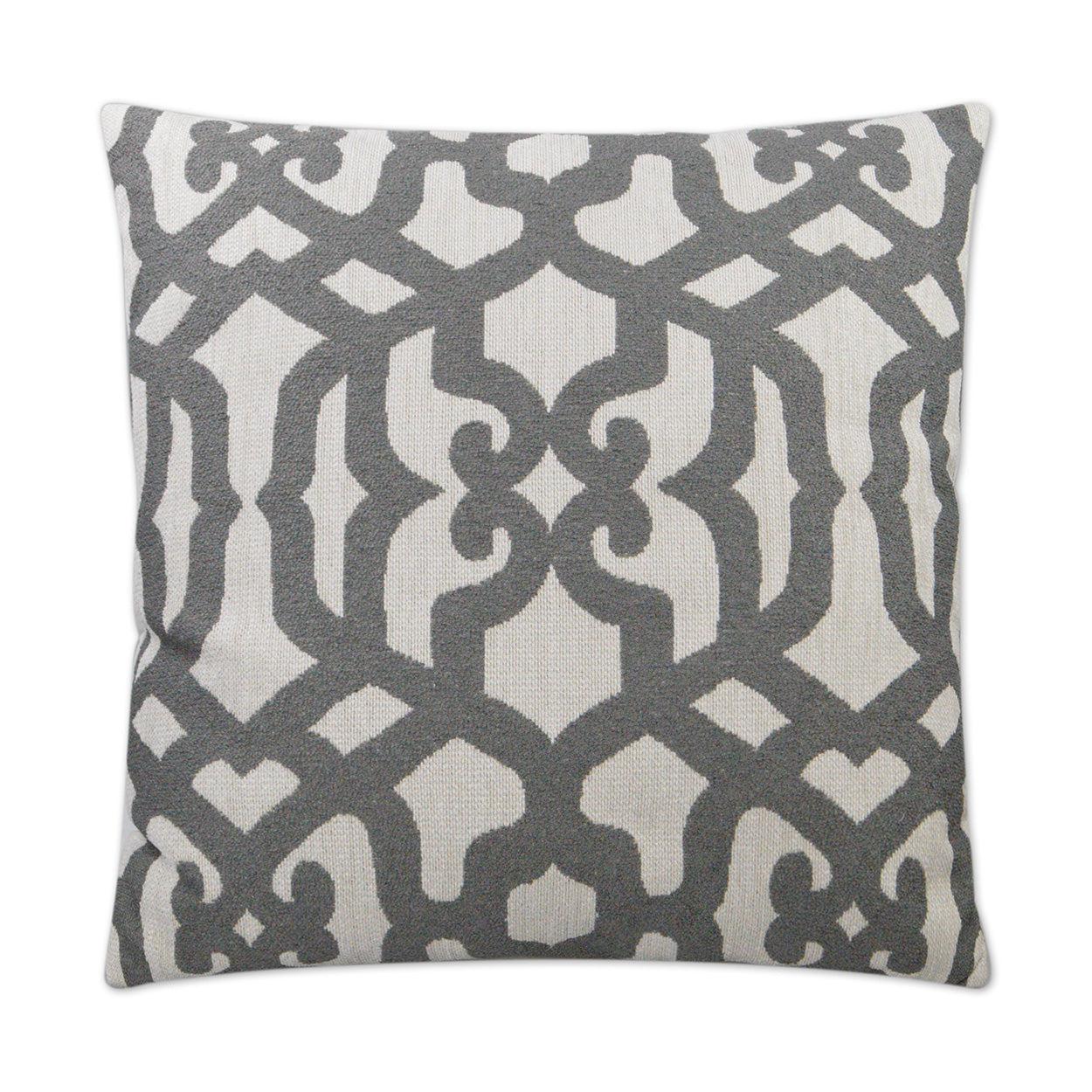 D.V. Kap Allure Grey Grey Throw Pillow With Insert