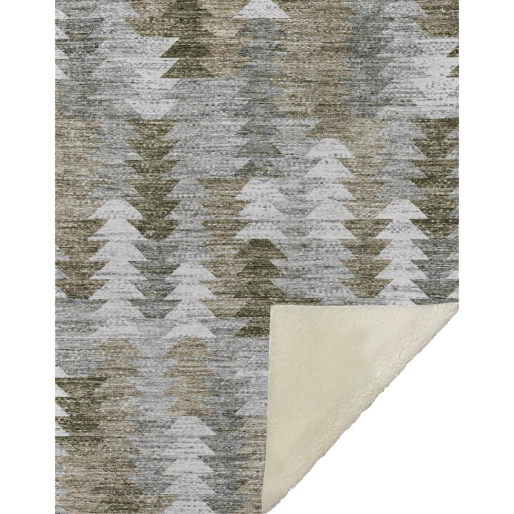 Addison Rugs Angled Checks 50" x 70" Throw Blanket