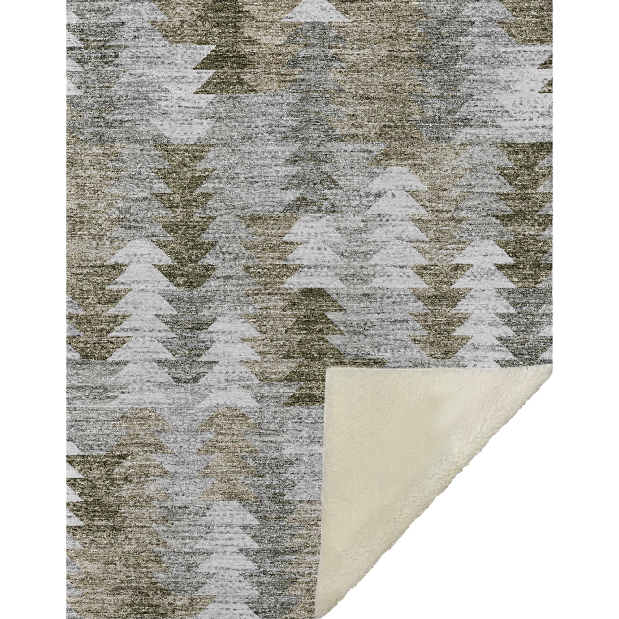 Addison Rugs Angled Checks 50" x 70" Throw Blanket