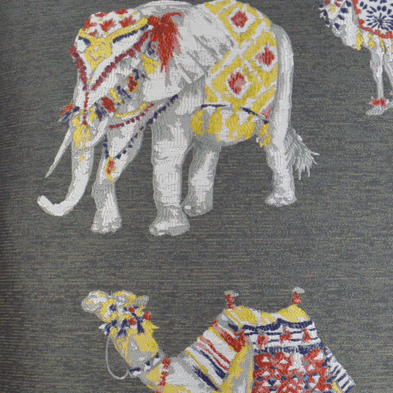 D.V. Kap Animal Show Grey Throw Pillow With Insert
