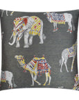 D.V. Kap Animal Show Grey Throw Pillow With Insert