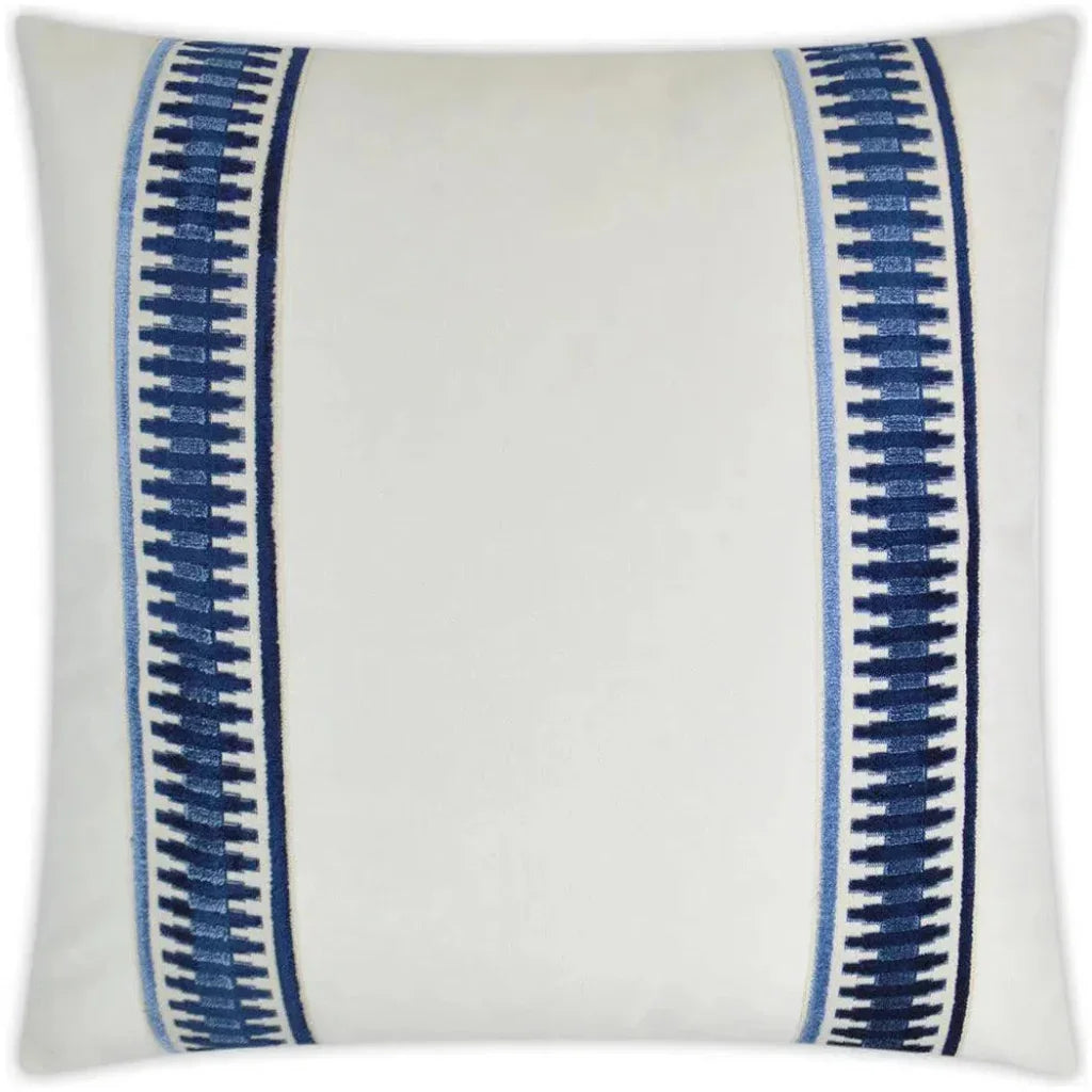 D.V. Kap Antibes Blue Throw Pillow With Insert