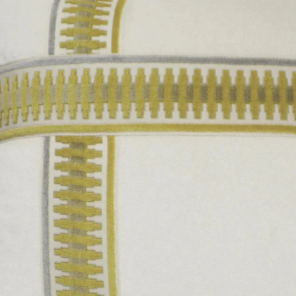 D.V. Kap Antibes II Yellow Throw Pillow With Insert