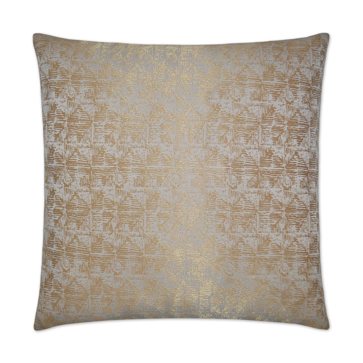D.V. Kap Anton Gold Throw Pillow With Insert