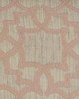 Arabesque Blush Brown Throw Pillow Insert - LOOMLAN - Throw Pillows